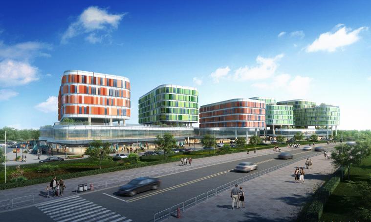 [山東]綜合開放型辦公產業基地規劃設計-工業園區景觀-筑龍園林景觀